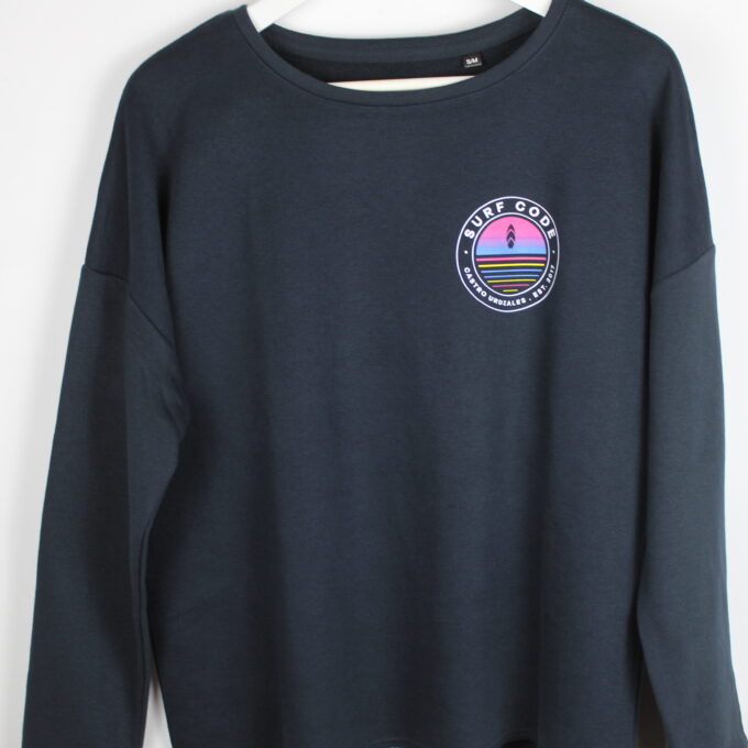 Sudadera sin capucha oversize chica