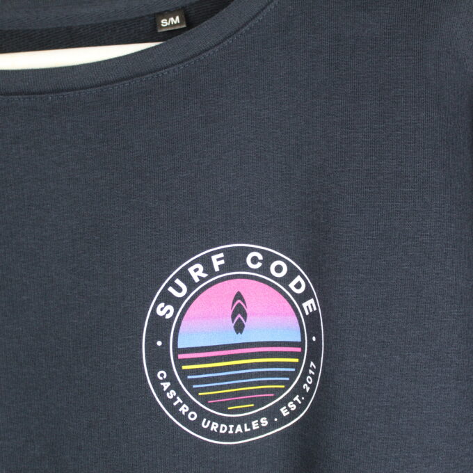 Sudadera sin capucha oversize chica